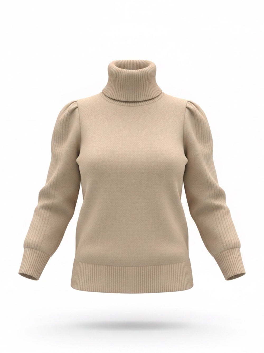 Mango Cream Cowl Neck Sweater
